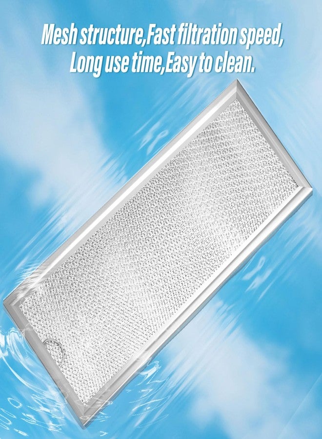 LUBIYACK 4Pcs Microwave Grease Filter Replacement for GE WB06X10288, Microwave Filter Replacement 13" x 4.7" Grease Filter Replacement - Image 4